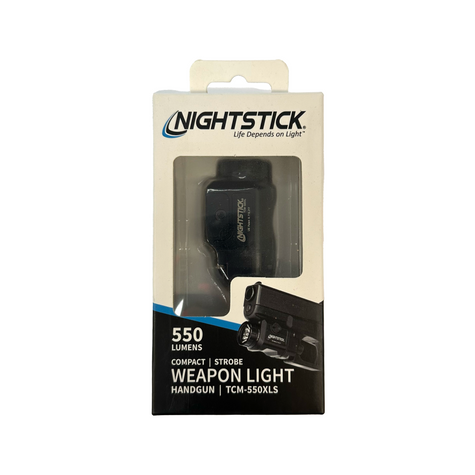 Nightstick TCM-550XLS flashlight, brand new and unused. The TCM-550XLS is a compact and powerful tactical flashlight known for its durable construction and high-performance features. This new unit is in pristine condition, ready for use in various situations. Ideal for those seeking a reliable and high-quality lighting solution.