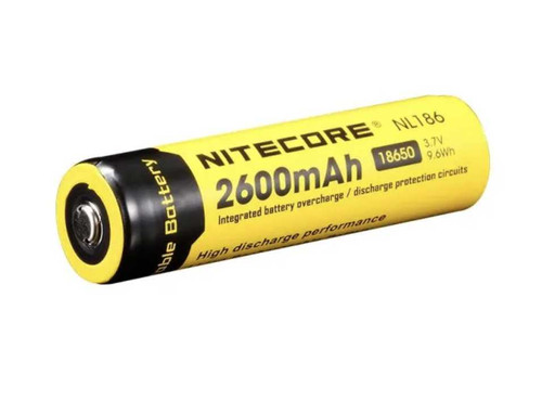 Nitecore 18650 Li-ion battery 2600mAh NL1826 - Shooting Accessories - NITECORE - New - G-TEN