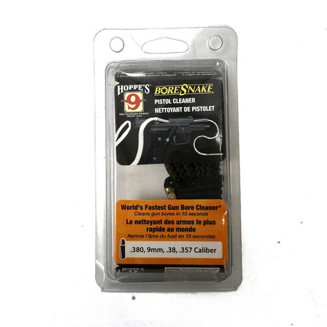 Hoppe's Bore Snake Pistol Cleaner - .380, 9mm, .38, .357 Caliber Shooting Accessories G-TEN Hoppe's Bore Snake Pistol Cleaner - .380, 9mm, .38, .357 Caliber Shooting Accessories G-TEN