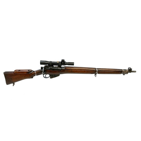 Early Lee-Enfield No.4(T) Sniper Rifle – SN: AD0255, Pre-Holland & Holland, 1950s Barrel, No.32 Mk1 Scope - Available - Contact to Purchase Firearms Lee Enfield G-TEN