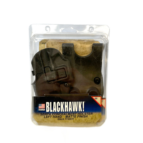 Blackhawk! Serpa Concealment Holster Left Hand Matte Finish for Glock 17/22/31