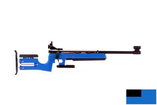 Laser Biathlon Rifle Set with Heavy Duty Target and Ecoaims Display, designed for biathlon training and competitions. This set includes a biathlon rifle equipped with a laser for accurate aiming, a heavy-duty target for shooting practice, and an Ecoaims display for monitoring performance metrics. Ideal for biathletes seeking to improve their shooting skills and track progress in training.