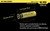 Nitecore 18650 Li-ion battery 2600mAh NL1826 Tactical NITECORE G-TEN