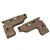 Accuracy International AT Rear Stock Sides - Pale Brown/Folding Stock /No Fitments