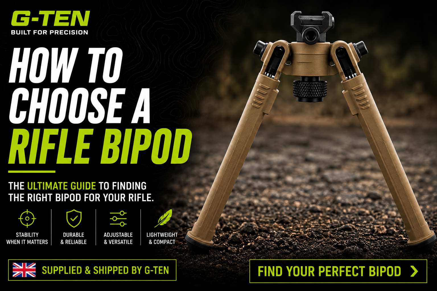 How to Choose a Rifle Bipod 
