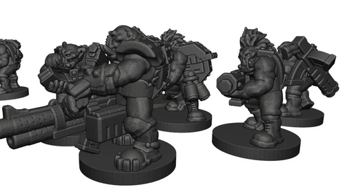 Space Orc Warriors