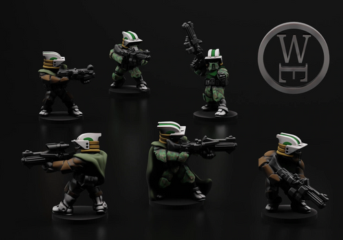 GMO SRF Troopers for tabletop wargaming by Wakes Emporium