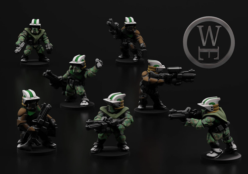GMO SRF Troopers for tabletop wargaming by Wakes Emporium