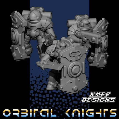 Orbital Knights Bodyguard Veteran Infantry for tabletop wargaming.