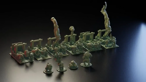 Iron Tusker Orc catapults