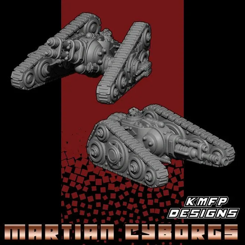 Martian Cyborg — Dynamo Artillery Sci-fi Vehicle