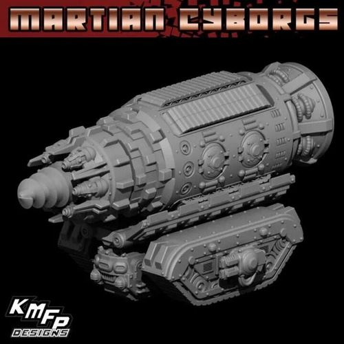 Martian Cyborg — Ordinatos "Digger" Sci-fi Vehicle