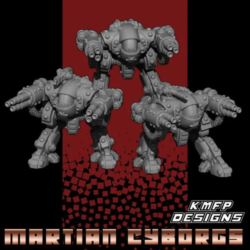 Martian Cyborg — Cyborg Enforcers Sci-fi Infantry