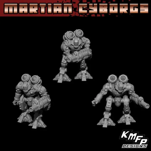 Martian Cyborg — Shock Troop Cyborgs Sci-fi Infantry