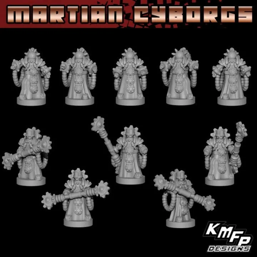 Martian Cyborg — Zap Priests Sci-fi Infantry