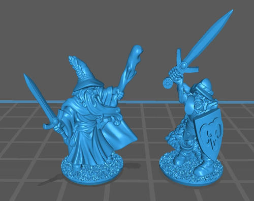 Crown Wars Scenario Kit: The Barrow Steward and the Shrouded Guardian - Elder Dueling Set