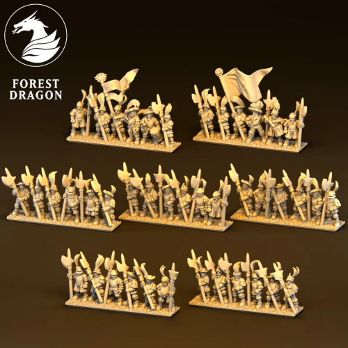 Imperial Human — Halberd Infantry