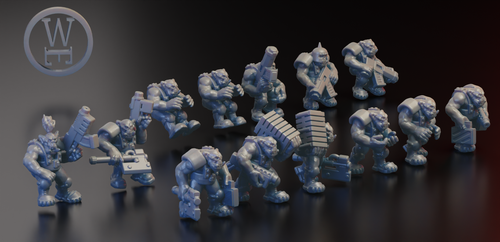 Iron Orc Dominion — Vehicle Crew and Laborers