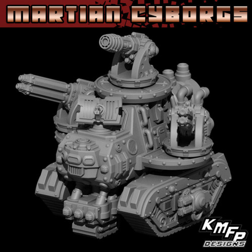 Martian Cyborg — Ordinatos "Artillery" Sci-fi Vehicle