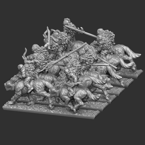 Pale Hand Dominion — Orc Dire Wolves