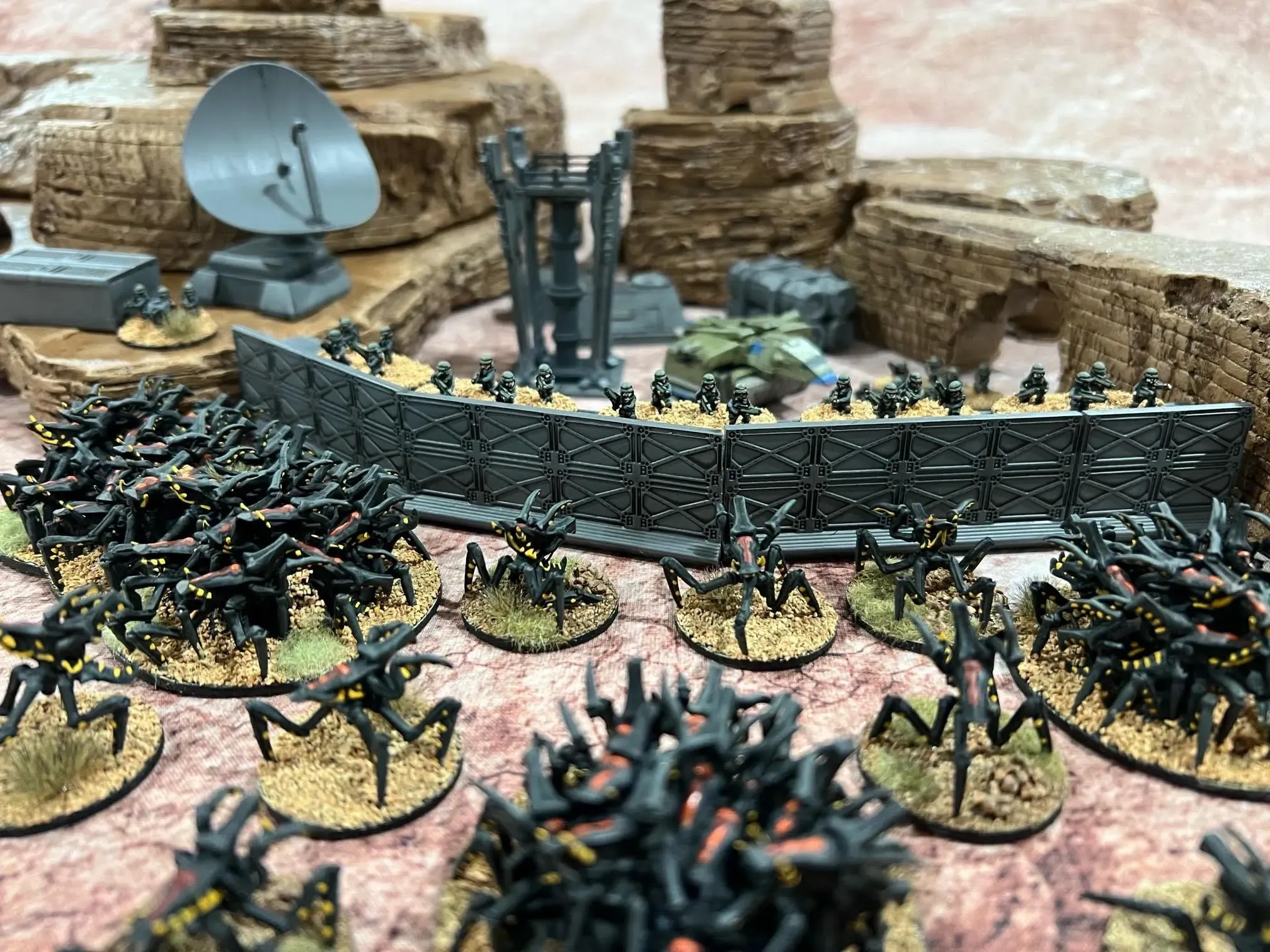 Voidship Troopers vs Space Bugs