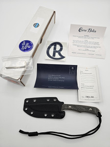 CRK Inyoni 1000 in Black Canvas Micarta CRK Inyoni 1000 in Black Canvas Micarta