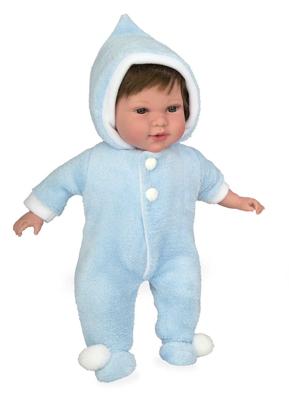 Ann Lauren Dolls 17 Inch Baby Doll With Blue Snow Suit
