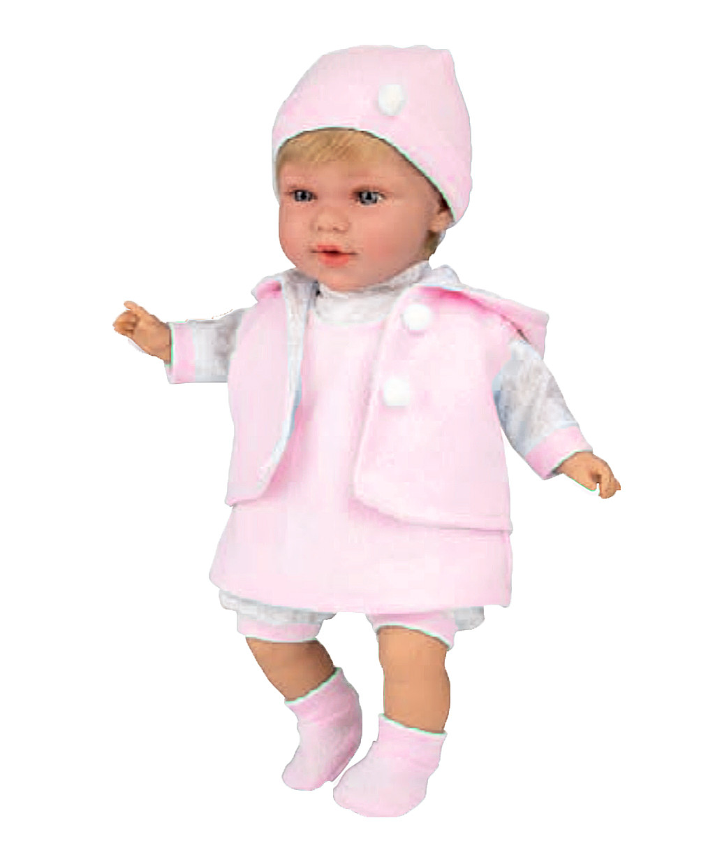 Ann Lauren Baby Doll With Bassinet – 15.2 Inch, Pink, Includes Pacifier - View #5