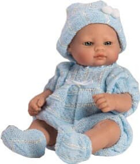 Ann Lauren Dolls 10.6 Inch Baby Doll in Blue