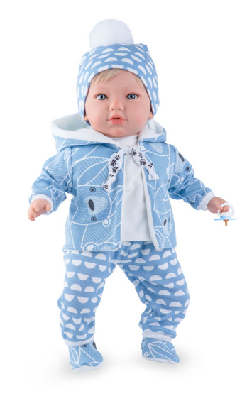 Little Jackson  Baby Boy Doll Dressed in Blue
