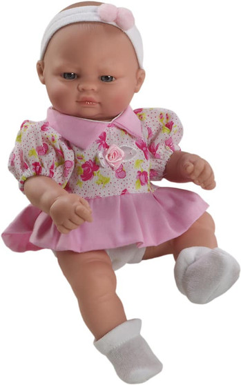 Ann Lauren Dolls 10.6 Inch Baby Girl Doll Floral Dress