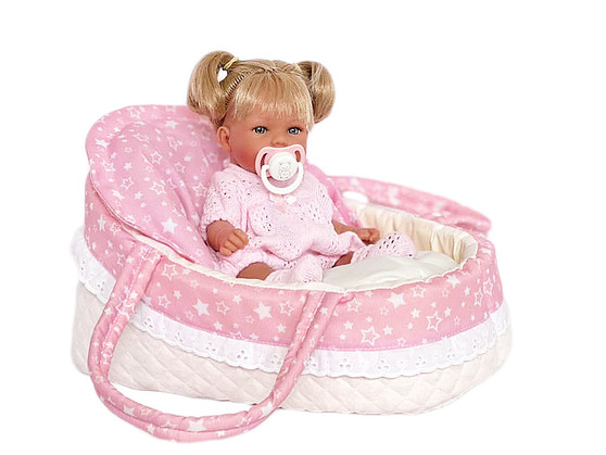 Baby Rosa with Bassinet