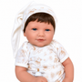 Aiden – 20-Inch Little Boy Doll with Brown Hair & Blue Eyes – Soft & Cuddly Baby Doll