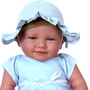 Baby Grace – 20 Inch Baby Dimples Doll in Blue Summer Dress with Hat & Diaper Cover | Ann Lauren Dolls®
