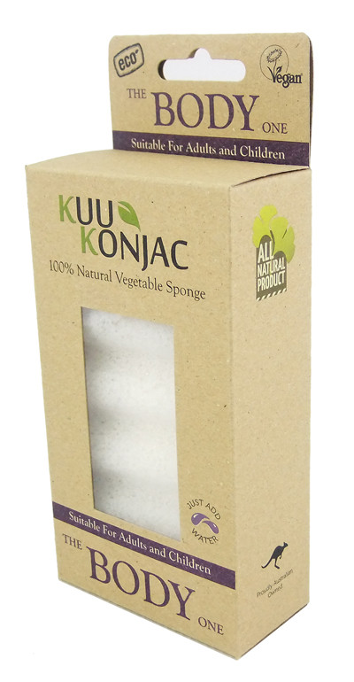 KUU Konjac Wave Body Sponge