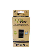 KUU Konjac 6 Wave Body Bamboo Charcoal Sponge