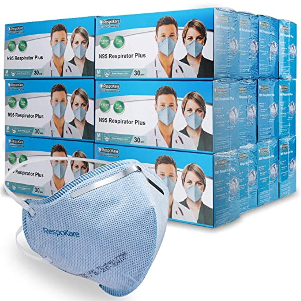 RespoKare N95 Mask (Anti-Viral) Size Medium