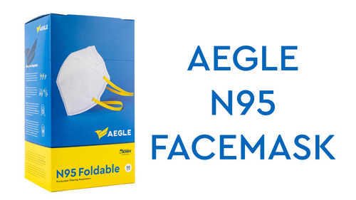 N95 Foldable Mask by AEGLE - NIOSH Approved (MADE IN USA) N95 Foldable Mask by AEGLE - NIOSH Approved (MADE IN USA)