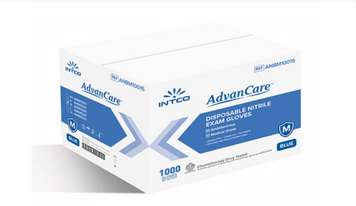 Incto Medical - Nitrile Exam Gloves - Chemo Rated (Size: S,M,L,XL) (10 Boxes of 100 - 1000 Gloves)