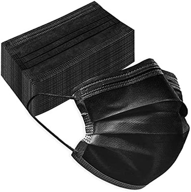 Black 50 Count 3PLY (Adult / Non Medical) (Only $0.20 Each)