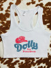 D is For President Crop Tank | White