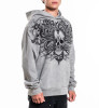 AFFLICTION | Deadly Pullover Hoodie | NATURAL GREY LAVA WASH