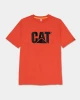 CAT | Trademark Logo S/S Tee | Burnt Ochre