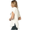 FOX | RESPONDED V-NECK ROLLED SLEEVE | BONE