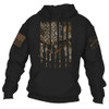 Real Tree Rifle Flag Pullover Hoodie