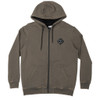 SALTY CREW-SHELTER SHERPA ZIP HOODIE-TAR