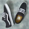 VANS-CHUKKA LOW SIDESTRIPE(TWILL)-RAVEN/BLACK