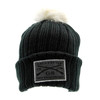 GRUNT STYLE-LOGO POMPOM BEANIE-BLACK