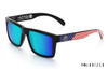 HEATWAVE-VISE SUNGLASSES-GALAXY BLUE POLARIZED/USA ARMS