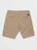 VOLCOM-SLUB FRICKIN CROSS SHRED SHORTS-KHAKI